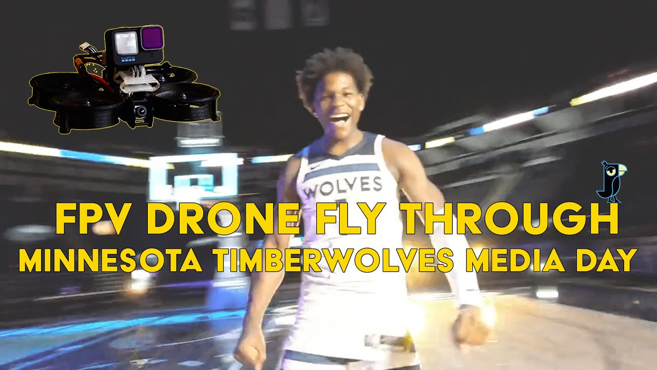 Anthony Edwards FPV - Minnesota Timberwolves Media Day Fly Through