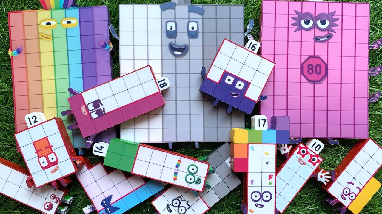 Numberblocks 366 Looking for Numberblocks NEW 366 Puzzle Tetris Space ASMR ...