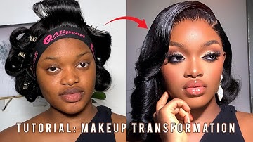 MAKEUP TRANSFORMATION TUTORIAL ON A TEXTURED SKIN