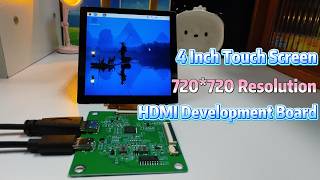 4 Inch 720*720 IPS Touch Display with HDMI Development Board
