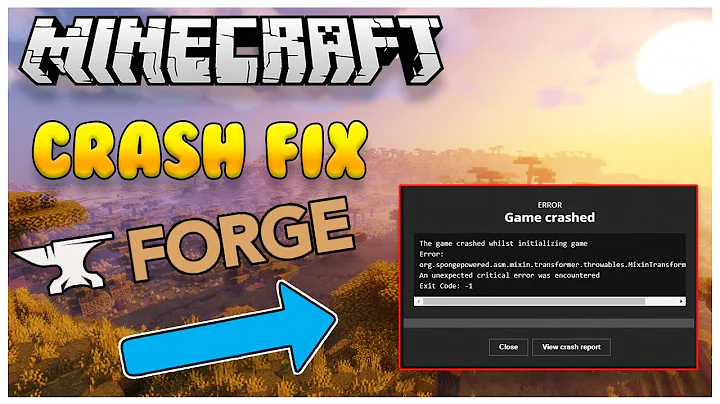 How To Fix Minecraft Forge 1.18.1 Crashing!