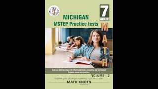 Book Preview Video | Michigan,M-STEP | 7th Grade Math Practice Tests ,Volume 2