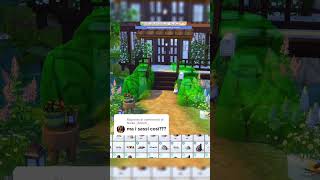 Come creare un ingresso rustico The Sims 4 shorts