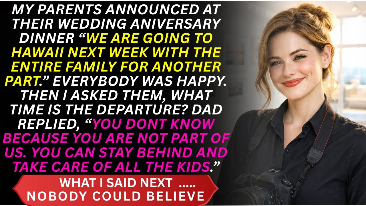 My Parents Humiliated Me at Their 40th Anniversary Party—So I Disappeared Forever