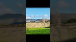 View of the Galtee Mountains in Ballinacourty House Caravan and Camping Park Co Tipperary. 