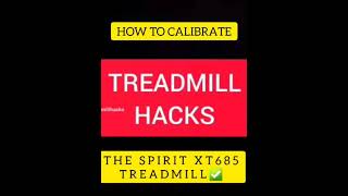 Calibration Of Spirit XT685 Treadmill