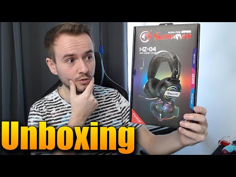 UNBOXING HERNÍHO STOJANU POD SLUCHÁTKA!😱 Marvo HZ-04