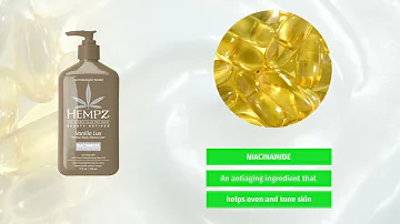 Hempz Vanilla Lux Herbal Body Moisturizer with Niacinamide to Even & Tone Skin