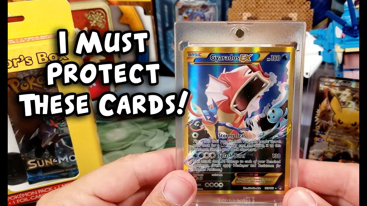 I Must Protect These Cards! Tips on basic trading card protection.