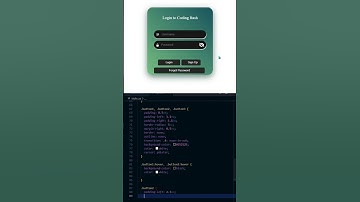 css form design tutorial || javascript form || coding bash #shortsvideo #shortsfeed #shorts
