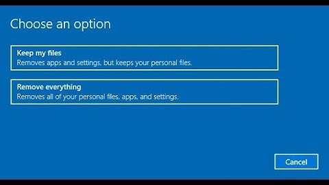 How To Factory Reset - Windows 10 Computer - Restore To Factory Settings