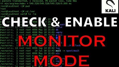 Enable Monitor Mode for WiFi Adapter