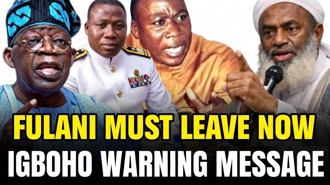 SAY NO TO FULANI AGENDA IN YORUBALAND, IGBOHO WARNING MESSAGE