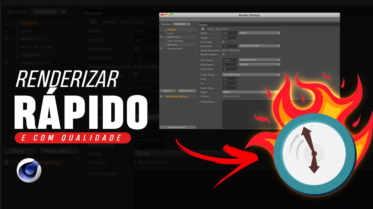 Como renderizar RÁPIDO e com mais QUALIDADE! - Tutorial Cinema 4d - YouTube