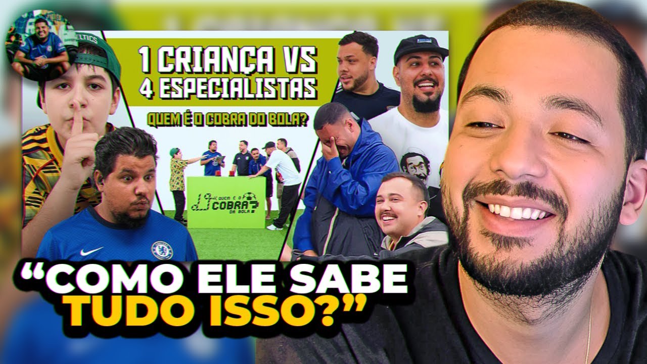 DAVI LUSA É CAPAZ DE VENCER 4 ESPECIALISTAS? QUEM É O COBRA DA BOLA? | REACT - LUCAS TYLTY