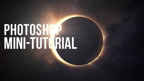 Photoshop Mini-Tutorial: Solar Eclipse