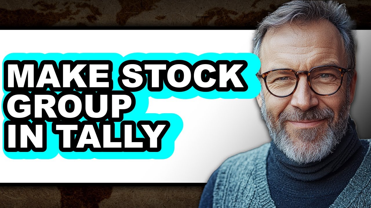 How to Make Stock Group in Tally (only Way) - YouTube