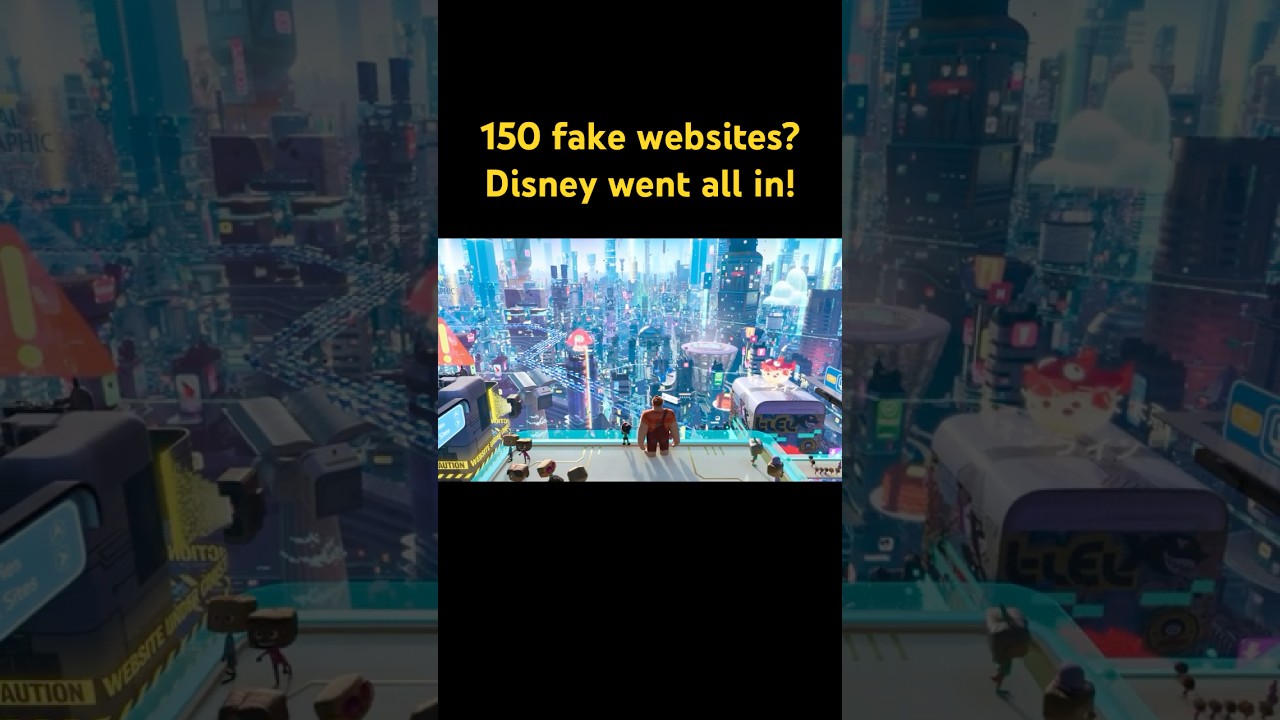 Disney Created 150 Fake Websites for This Scene!