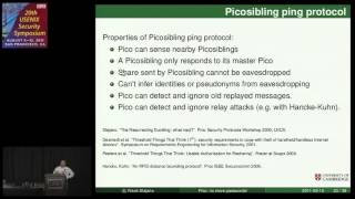 USENIX Security '11 - Pico: No More Passwords!