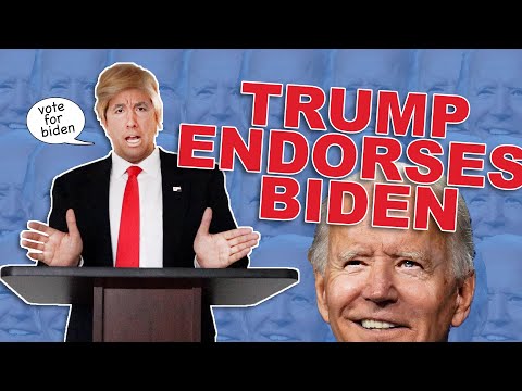 Donald Trump Endorses Joe Biden! (full speech)