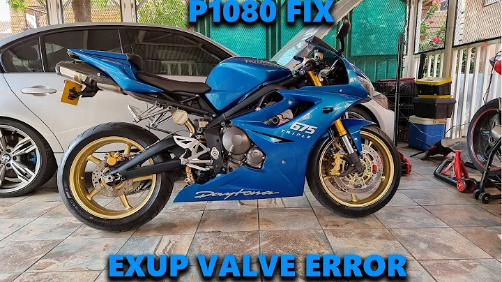 How to fix your exhaust actuator valve on a Triumph 675 Daytona (EXUP valve)