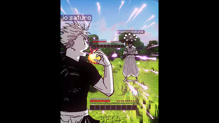 Gojo vs Sukuna In Minecraft [Minecraft X JJK] 🐐⚔️🌳| Jujutsu Kaisen manga edit