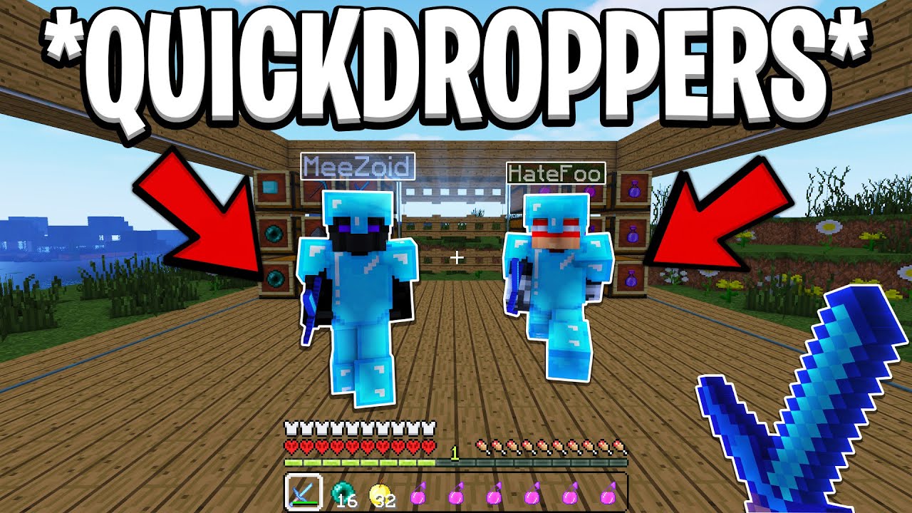 I QUICKDROPPED MEEZOID AND HATEFOO *RAGE* | Minecraft HCF