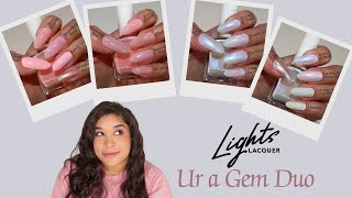 Lights Lacquer Ur a Gem Duo! | ValZenDen