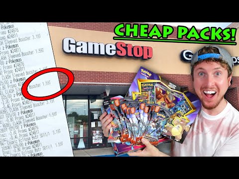 LESS THAN $2 A PACK! Huge Cheap Pokemon Cards Deals At Gamestop [Opening Burning Shadows & More]