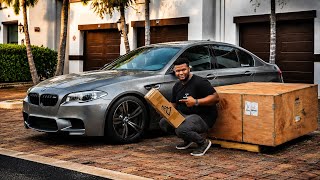 Unleashing the beast in the M5 with Mastery of Art and design downpipes!!