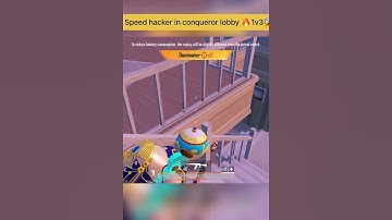 Speed hacker in conqueror lobby 1v3🔥😱#bgmi #pubgmobile #gaming #clutch #speedhacker #conqueror#yt