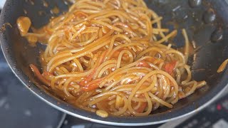 Just like eating crab!! |Spaghetti dell'Onda con Gusto Marino