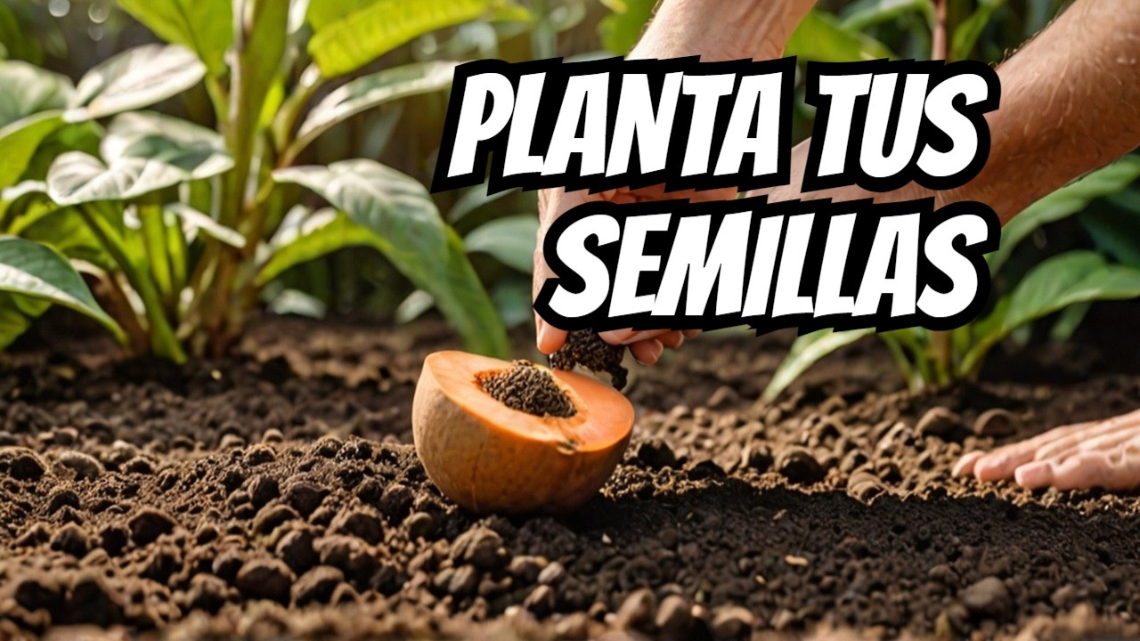 Como germinar y plantar semillas de Zapote Mamey