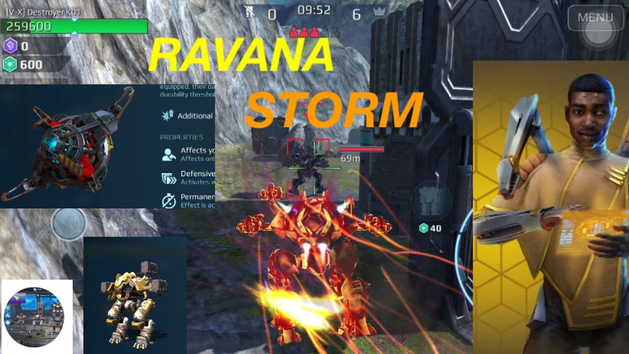 [WR] Ravana Storm Gameplay - After update 6.0 / War Robots