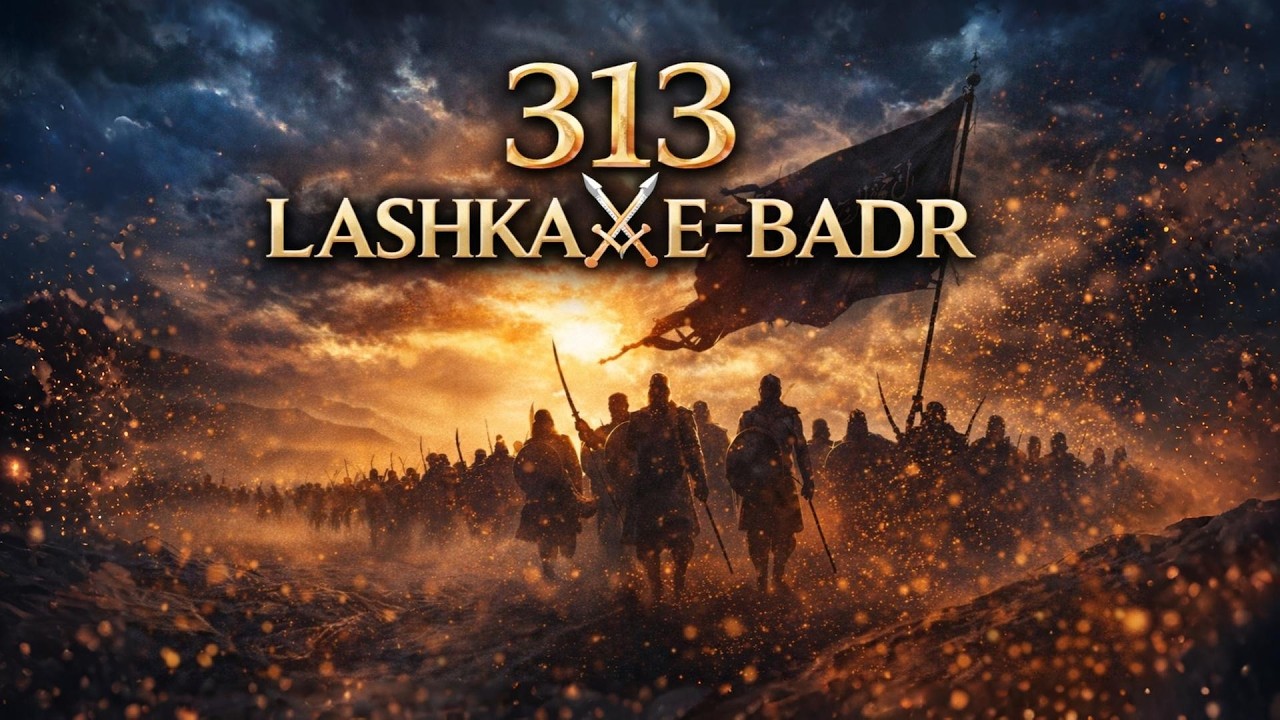 LASHKAR-E-BADR ⚔️ | 313 Mujahid | Epic Islamic Battle Nasheed