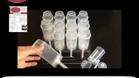 Round Push Pop Containers and Stand Combo Pack