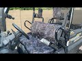 Starknightmt Honda Pioneer 700/700-4 Seat Cover instal and review