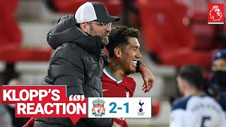 Klopp's Reaction: Late goals, Firmino's confidence & Rhys Williams | Liverpool vs Spurs