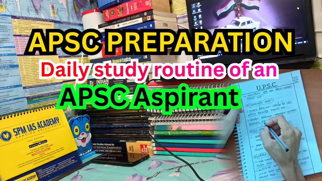 Daily study routine of an APSC aspirant | APSC Stusy vlog 