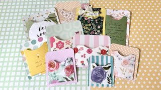 USE YOUR PAPER SCRAPS | DIY Library Pockets | ANY SIZE | Mass Making | Beginner Project #tutorial