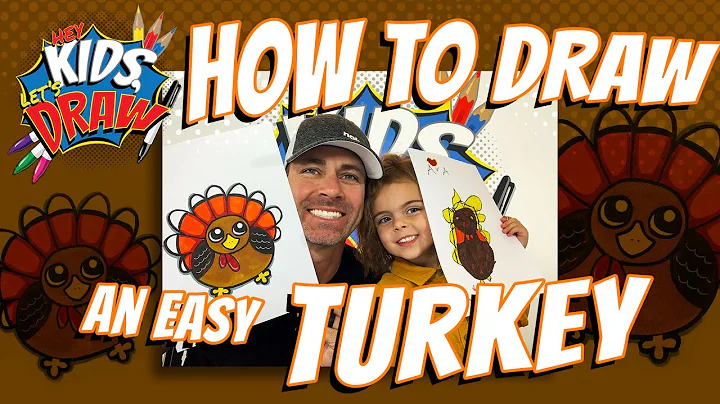 How to Draw an EASY Turkey for Kids