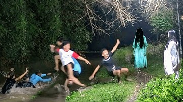 Kompilasi Prank Kuntilanak Kecebur Lucu || Super Ghost Prank Compilation