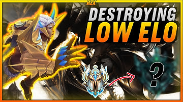 That happens when a high elo Challenger plays Sett in low elo