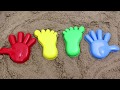 Изучаем цвета на английском языке для маленьких детей играем в песочнице ставим лайки