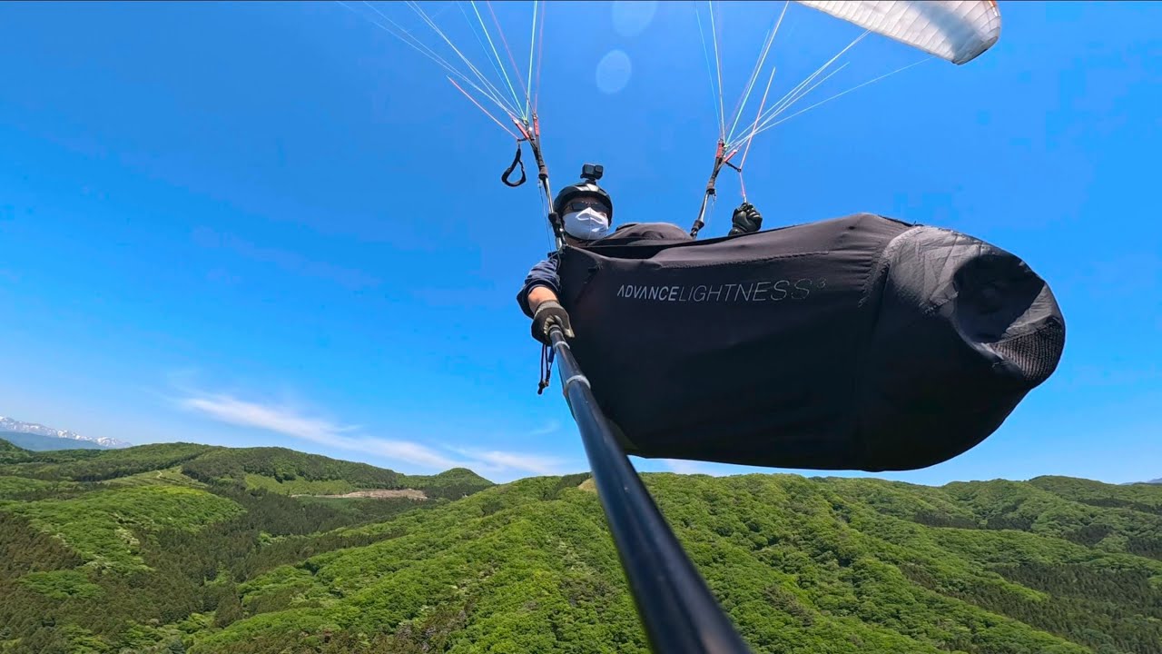 新緑の空🪂 Paragliding at Shirasawa Japan May.2026 パラグライダー