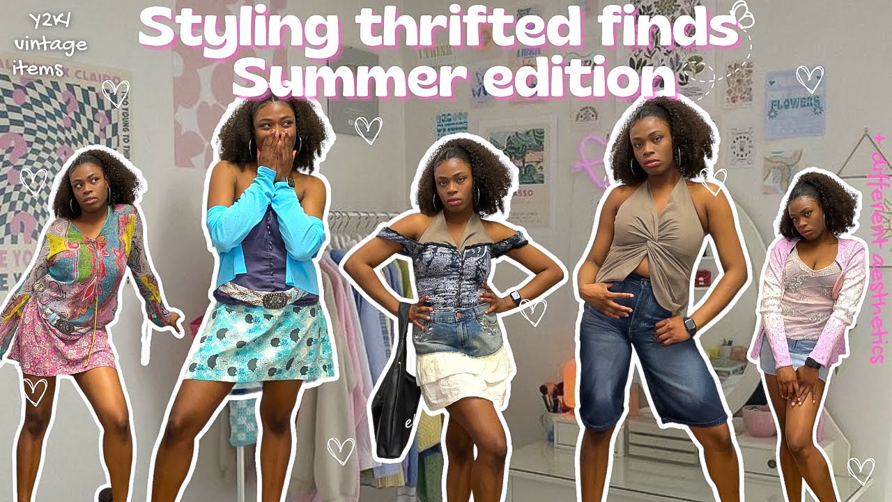 Summer outfit ideas (w super cute & trendy y2k pieces)