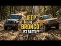 My 1st time offroading! Jeep vs. Bronco! Tearing up the sheltowee trace in a Jeep Gladiator!