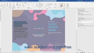 Word 2019 and 365 Tutorial Restrict Editing within a Document Microsoft Training