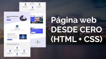⌨️  CREA una PAGINA WEB desde CERO (HTML y CSS) CURSO COMPLETO
