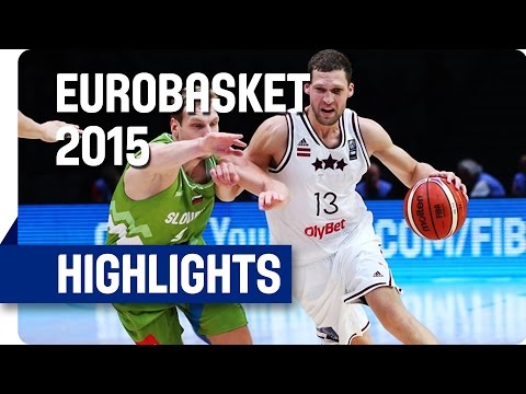 Latvia v Slovenia - Round of 16 - Game Highlights - EuroBasket 2015